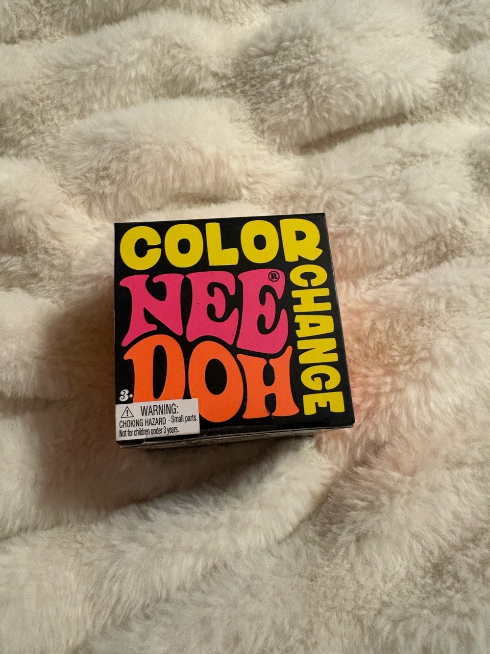 Yellow NeeDoh Color Change Kids Toy - Yellow & Orange
